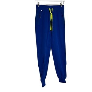 NWT Figs Blue Boston Slim Jogger Scrub Pants Size XXS